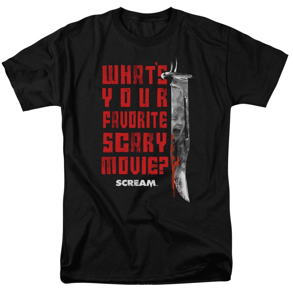 Scream Favorite T Shirt Licensed Horror Movie Retro Classic Scary Tee New Black XL