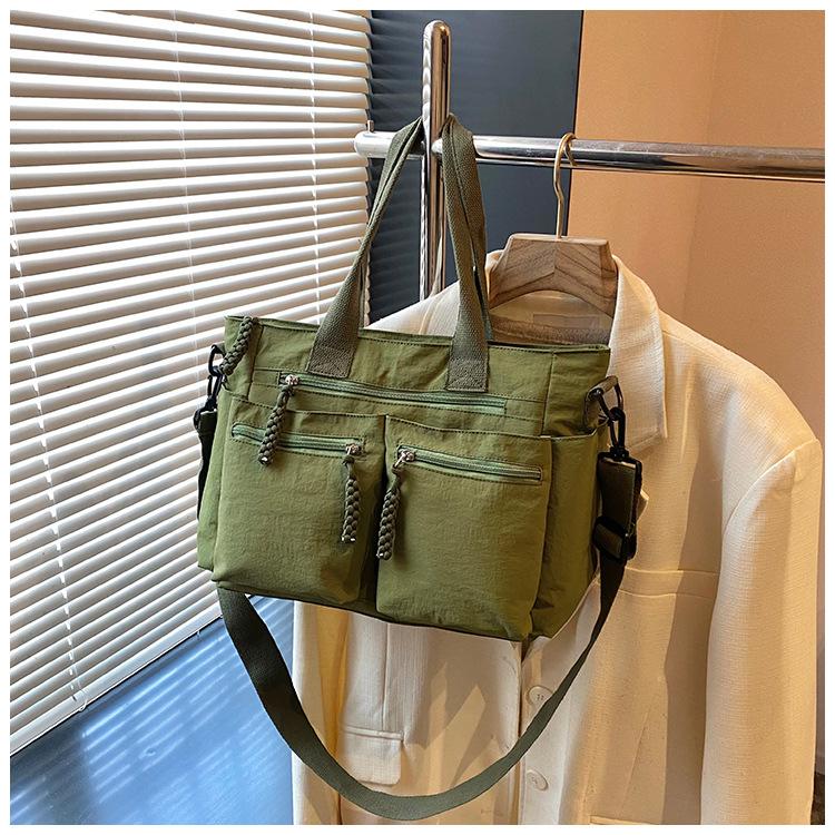 Casual Large Capacity Women's Crossbody Bags Nyl Multi-pocket Commuter Ladies Shoulder Bag Fashi Travel Female Handbag Tote