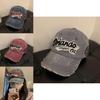 Stylish Vintage Washed Baseball Cap For Unisex With Embroidered Design For Casual Wear