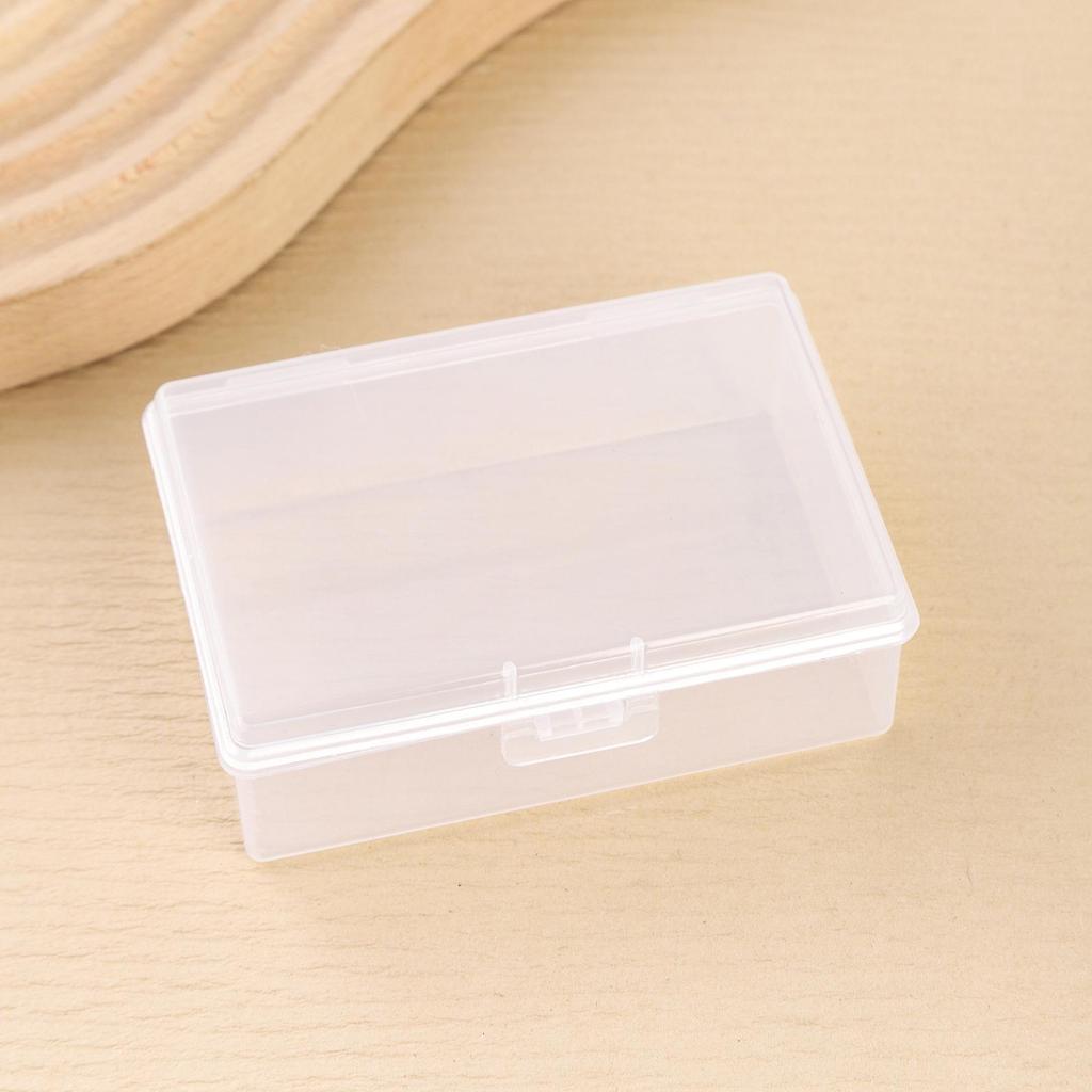 Transparent PP Plastic Storage Box for Business, Bank, and ID Cards
