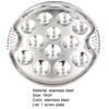 Escargot Plate 12-Holes Stainless Steel Snail Mushroom Escargot Baking Plate Dishes for Escargot
