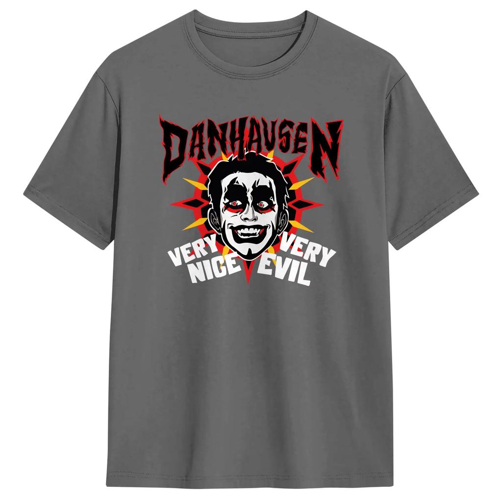 Sehr nett Sehr böse Danhausen Wrestling T-Shirts für Männer Humorvolle Baumwoll-T-Shirts Rundhals Kurzarm T-Shirts Bedruckte Kleidung