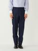 Ships Colors CANONICO Suit Pants, Solid Color, Compatible with Suits, Men's, Navy, Size 48, 213100012