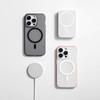 Corrugated Non-Slip Magnetic Case: Semi-Transparent Frosted Protective Cover for iPhone 17, iPhone 16.
