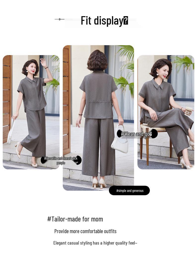 2026 Women's Summer Suit: Casual Slimming Skirt Pants Two-Piece