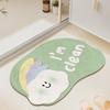 Cartoon Non-slip Washable Diatom Mud Bathroom Mat