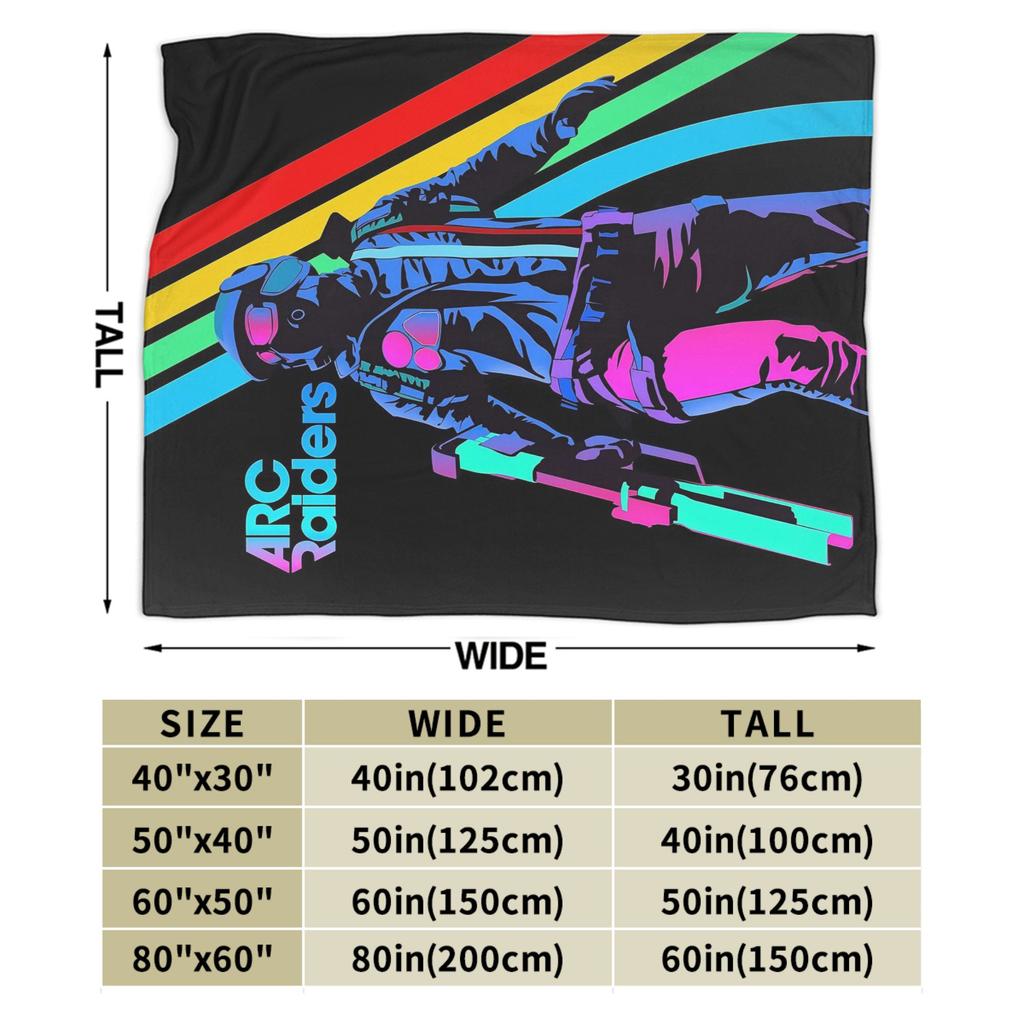Arc Raiders Video Games Accessories Blanket Cozy Soft  Throw Blankets for Living Room 50x60 Inches Multiple Sizes Bedding Throws