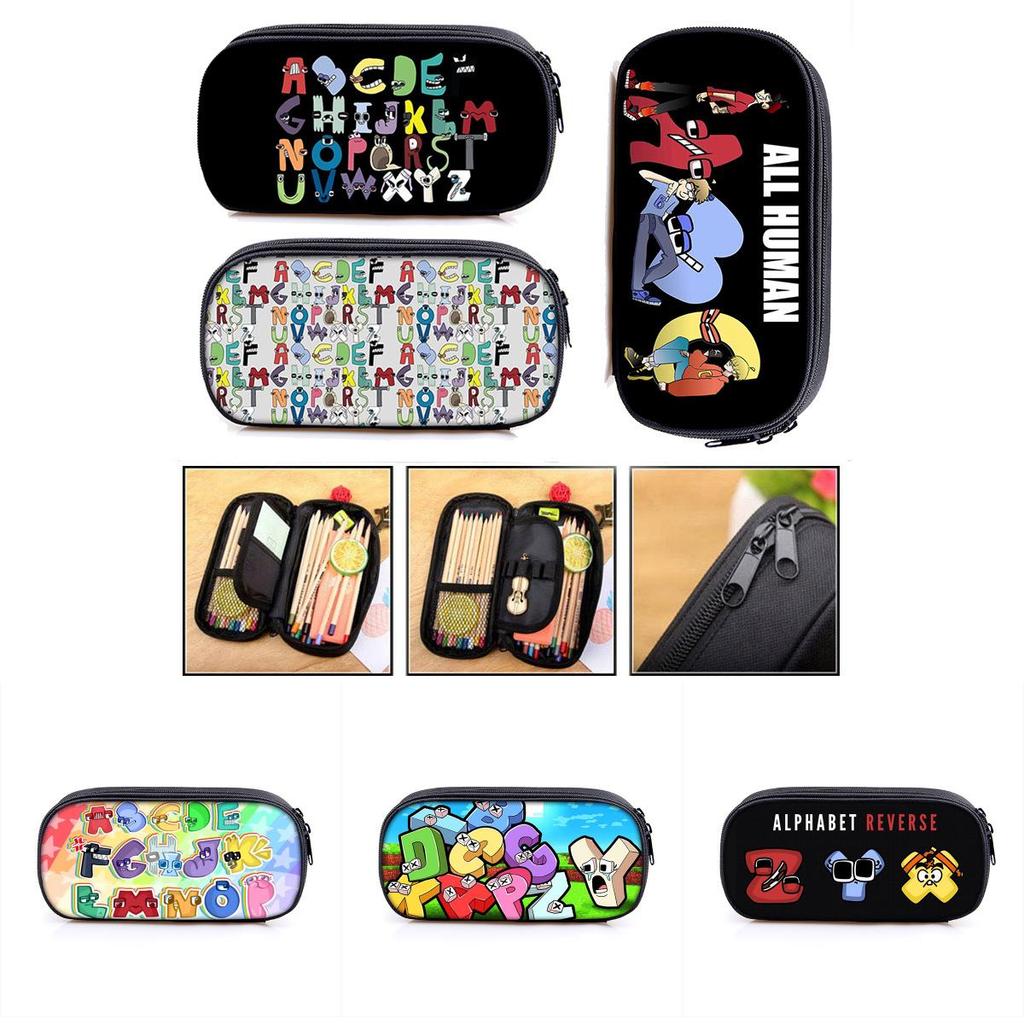 Alphabet Lore Pencil Case Large Capacity Pouch Bag For Students Gift