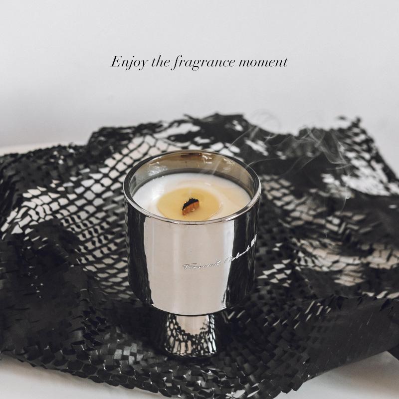 

Ароматерапевтические свечи Высококлассный подсвечник-кубок Длительный аромат Сувенир на день рождения Домашний декор для помещений Plum Sencha