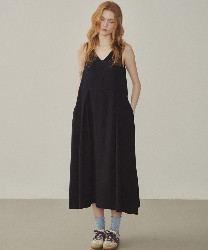 Melly And Rose Flare Long Dress (315300)_Navy