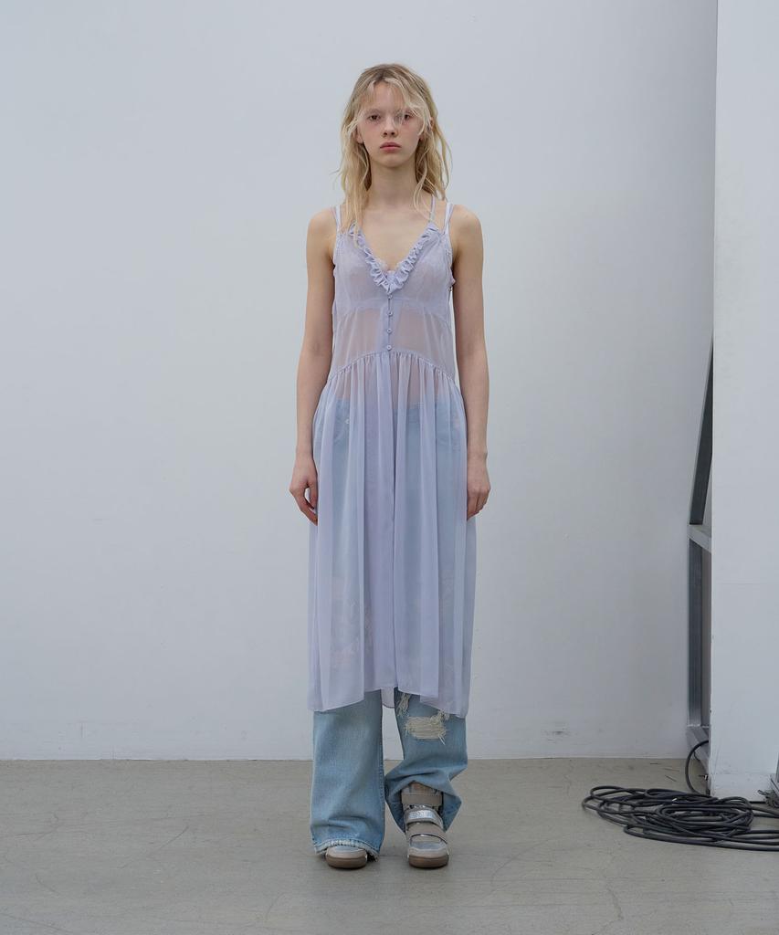 Lcdc Tm Mesh Frill Dress (Lavender)