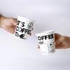 300ml Ceramic Cup Imitation Paper Cups Coffee Cup For Kitchen Coffee Shop Restaurant,Latte Mug,Drinkware Gift Souvenir