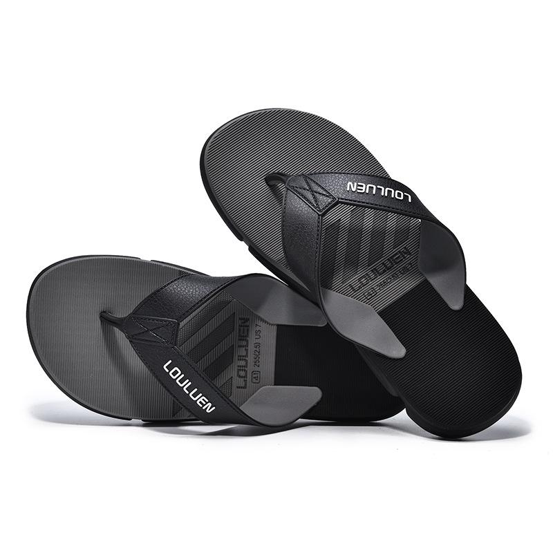 Men's season drag summer men's fashion thick-bottomed beach men's slippers non-slip, outdoor cool slippers