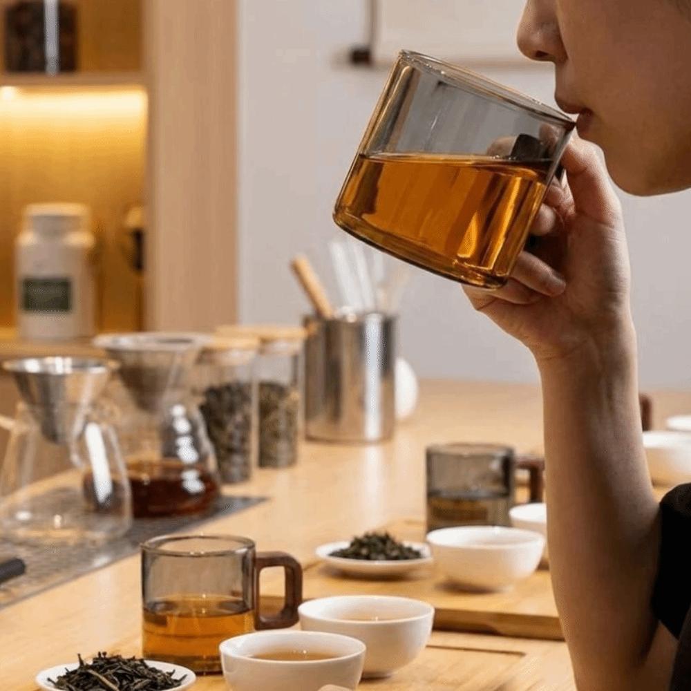 Glass Heat-resistant Glass Cup Mini Breakfast Milk Cup Practical Coffee Mug Office