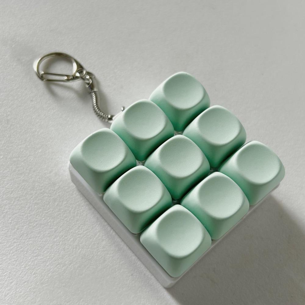 Keyboard Key Fidget Reliver Stress Toys Colorful Keychain Keycap Antistress Toys Adult Children Finger Button Toy Kids Game Gift