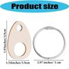 Elegant Tear Drop Design Thread Spool Set Of 100 Add 2 Detachable Rings For Sewing Enthusiasts