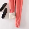 Women's Winter Fleece-Lined Thickened Slim-Fit Athletic Pants Casual Loose-Fit Harem-Style Long Pant