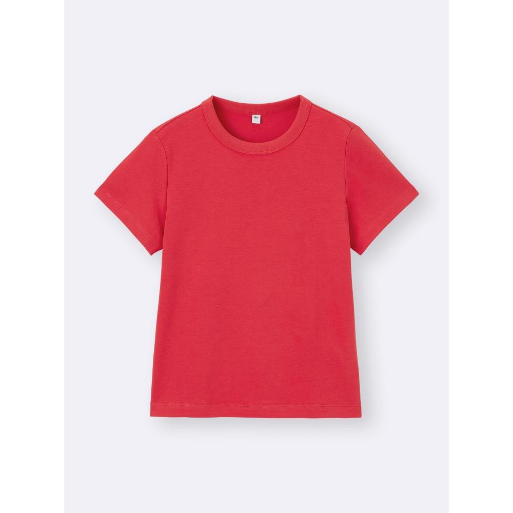 GU by Uniqlo Baumwoll Glattes Rundhals-T-Shirt