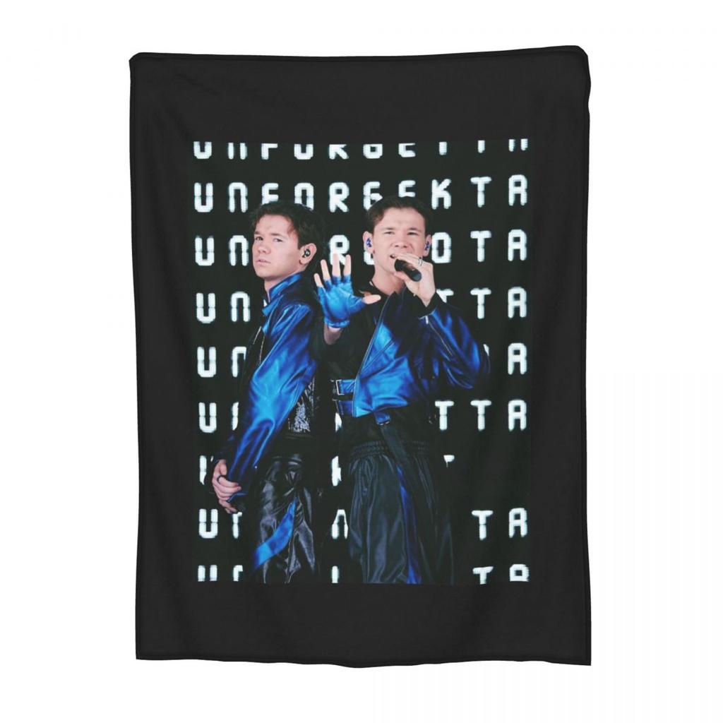Marcus And Martinus Sweden Norway Eurovision Blankets Soft Warm Flannel Throw Blanket Cover for Bed Picnic Travel Home Sofa