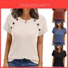 Polyester Casual T Shirt With Spliced Short Sleeves For Daily Wear