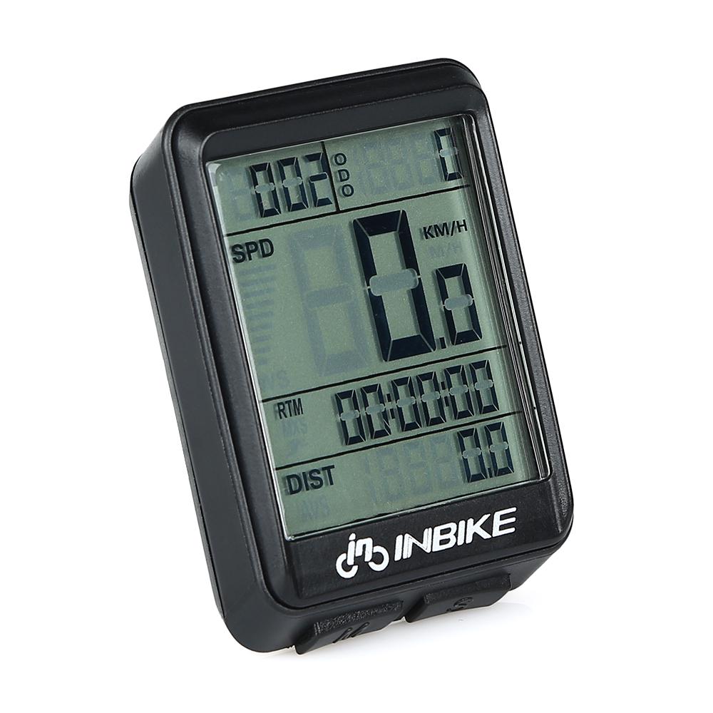 Speedometer, Multifunctional Wireless LCD Display Odometer, Records Distance and Time for Cycling Enthusiasts