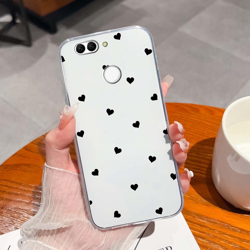 For Huawei Nova 2 2S 3 3e 4 4e 5 5i 7i 6 7 SE Luxury Clear Phone Case Beautiful Butterfly Wing Pattern Soft Silicone Anti Fall Shell For Huawei Casing