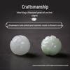 Natural Grade A Jade Lotus Beads: DIY Jewelry and Bracelet Accessories