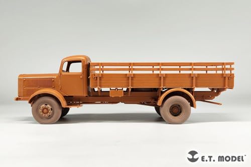 ET Model 1/35 WWII German L4500A Cargo Truck with Weight-Deforming Tire Set (for Zvezda 3596) Plastic Model Parts P35-160 (Military Vehicle)