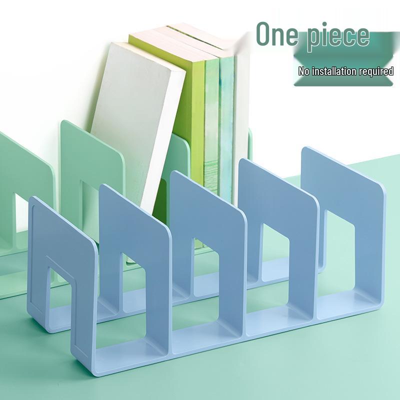 Huajie Acrylic Book Stand & Divider: Desktop Bookshelf & Storage Rack