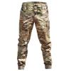 Men's Slim Fit Military Camouflage Tactical Joggers - Multi-Pocket Outdoor Training and Workwear Pants for Spring and Autumn
