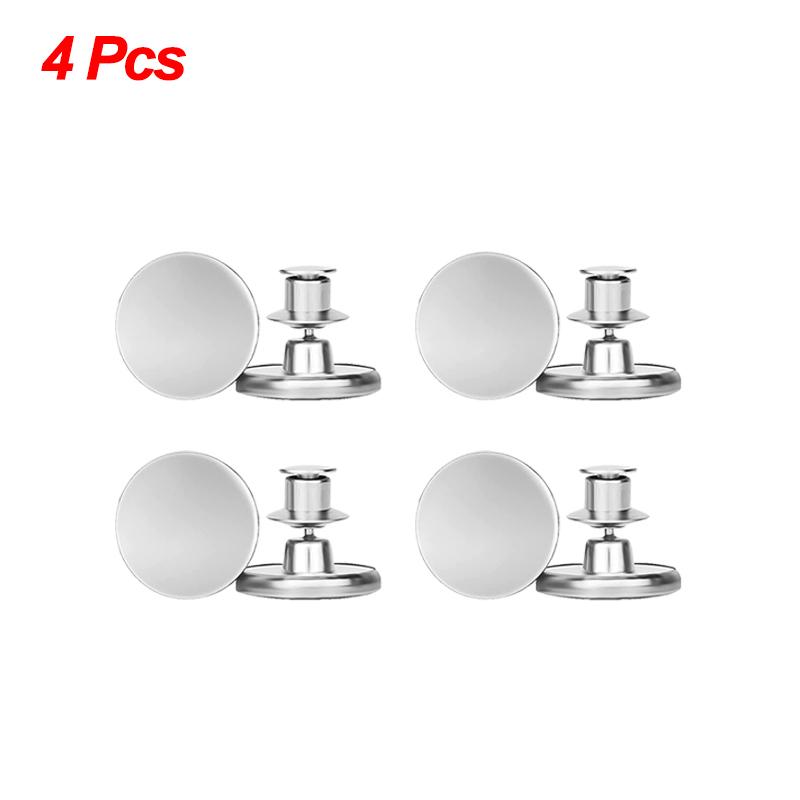 4/8/12Pcs Metal Detachable Jeans Buttons Snap Fastener Sewing-free Reduce Waist Pants Pins Buckles Clothing Garment Jeans Button