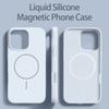 Liquid Silicone Soft Magnetic For Magsafe Phone Case For iPhone 16 Plus 15 14 13 12 Pro Max Plain Wireless Charge Cover