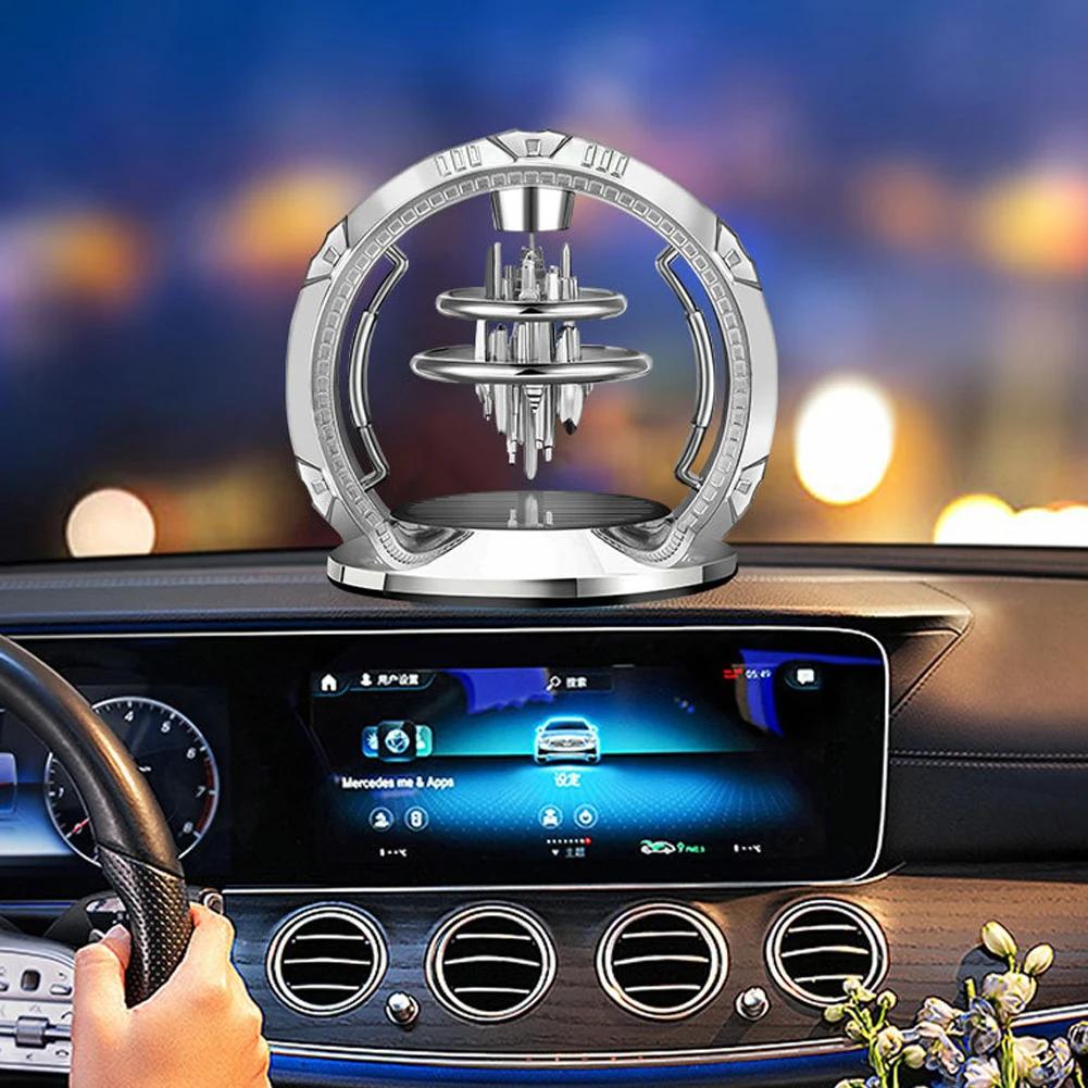 Car Scent Air Freshener Diffuser Perfume Solar Spin Creative Ornaments Interior Decoration Long-lasting Fragrance for Men Women
