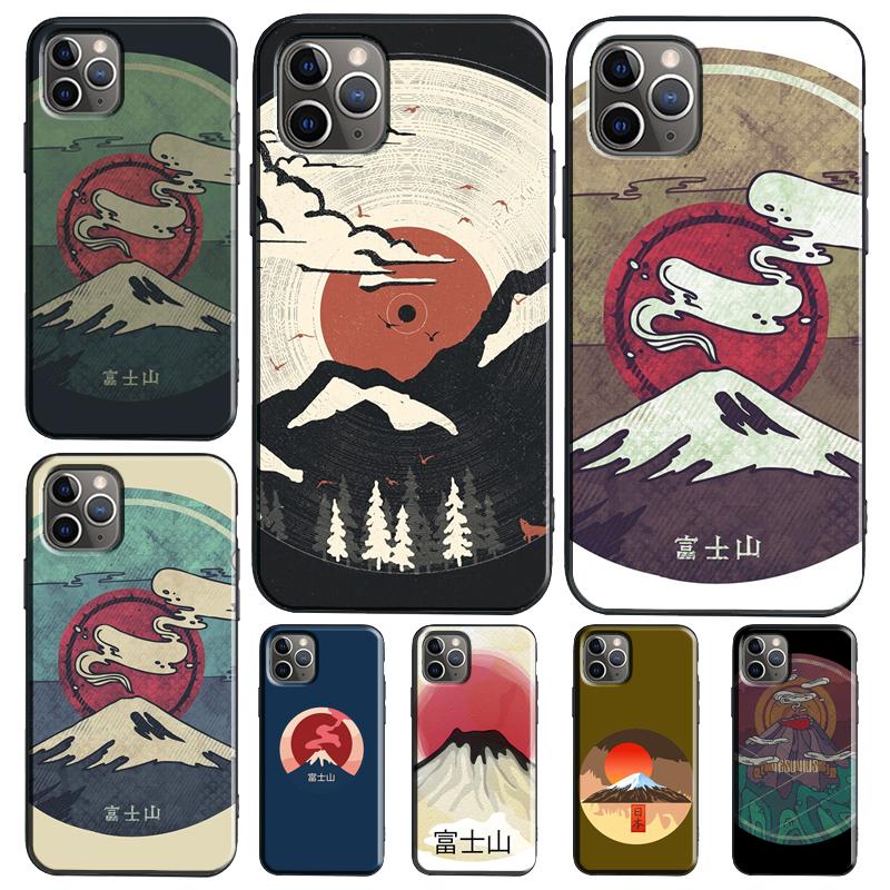 Japanese art Mount Fuji Case For Huawei Nova Y73 Y72 Y70 Y90 Y60 Y61 Y91 12s 12i 11i 8i 9 10 SE P30 P40 Lite P60 Pro