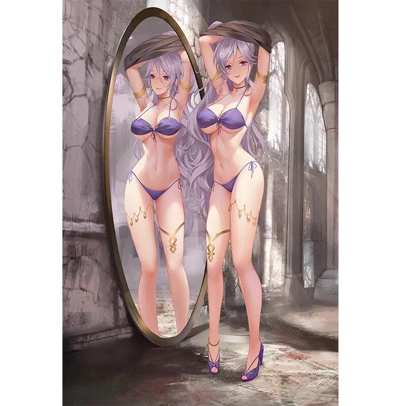 Print Camera Neil 2b Black Stockings Nude 3D Sexy Anime Girl Art Poster HD Wall Art Canvas Painting Home Decor Picture