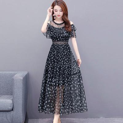 Vestidos Bordados de Talla Grande para Mujer Vestidos de Manga Corta Vestidos Ligeros de Primavera y Verano