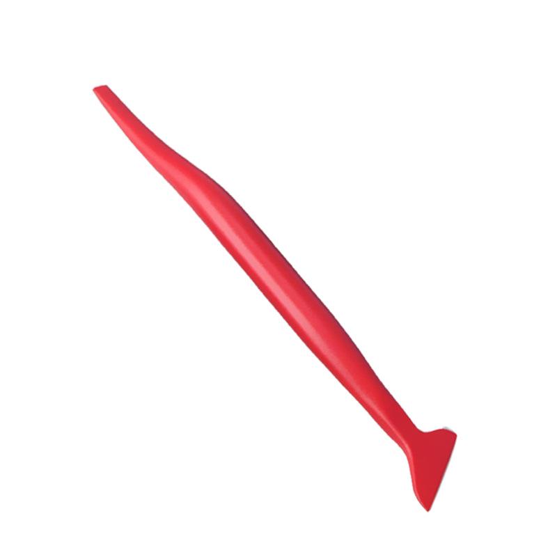 Car Film Scraper Tool with Long Handle for Edge Trimming and Insertion