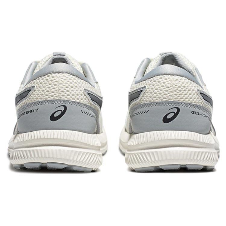 Asics Gel-Contend 7 Comfortable Versatile Fabric Durable Breathable Low-Top Running Shoes Women sneaker Gray White 1012B540-102