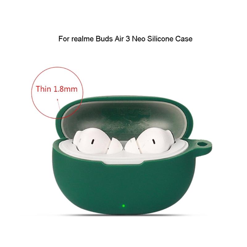 Suitable for RealmeBuds Air 3 Neo Shockproof Wireless Headphone Sleeve Impact-resistant Housing Anti-dust Washable Cover