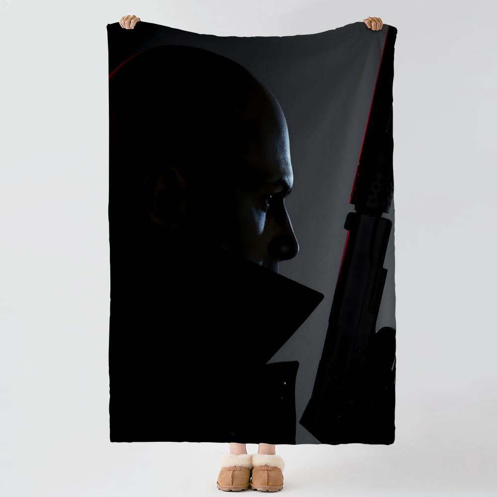 game H-Hitman-n Throw Thick Comfort Flannel Quilt, Multi-scene Use Indoor Outdoor Daily Nap