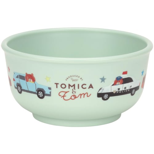 Skater Baby Bowl, Tomica and Tom Design, 230ml, Antibacterial Plastic, for Ages 5 Months and Up, XP23AG-A