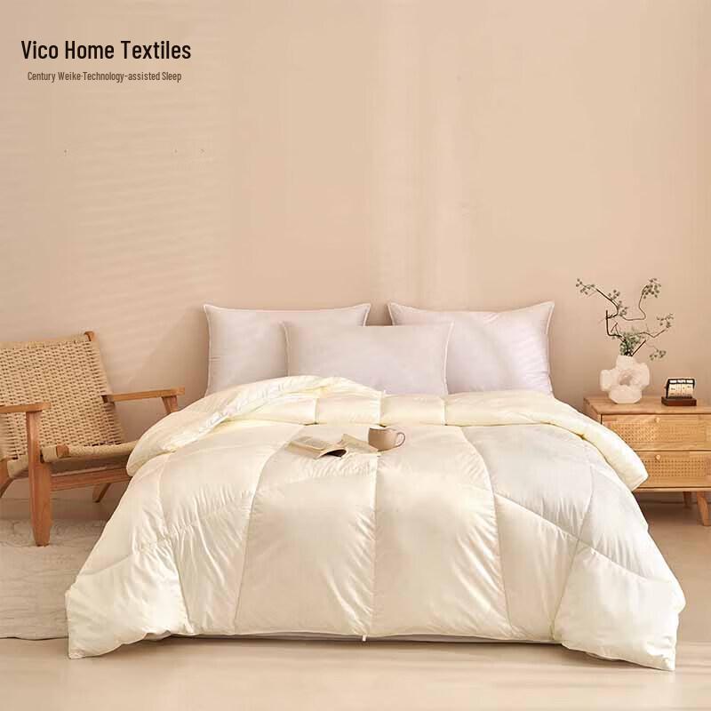 VEKEN Space Capsule Velvet Fiber All-Season Quilt
