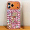 Glitzer Strass Handyhülle Für XiaoMi 15 Ultra 14 Pro 14T 14A Plus 13 Lite 13T 12 12T 12S 12X 5G Rosa Kristall Diamant Rosenblüten Design