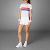 Adidas Adizero Climacool Color Block Sports Moisture Wicking Fitted Crew Neck Short Sleeve T-Shirt Women Tops White JD7326