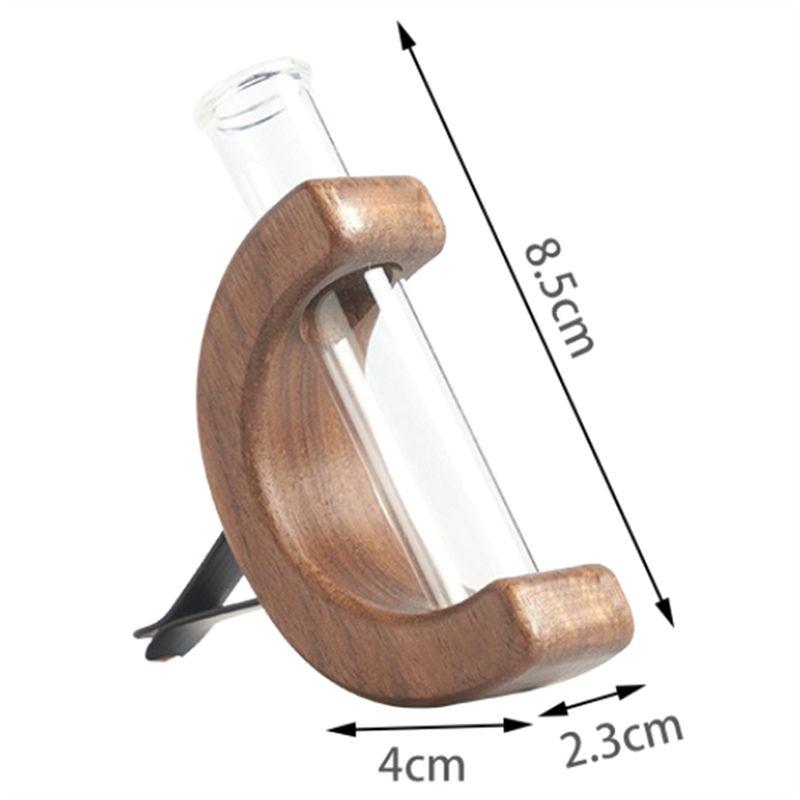 M-Modern-Car Vase Vent Clip, Car Vent Propagation, Mini Car Flower Vase Vent Clip, Car Flower Vase Clip Holder Glass Tube, Durab