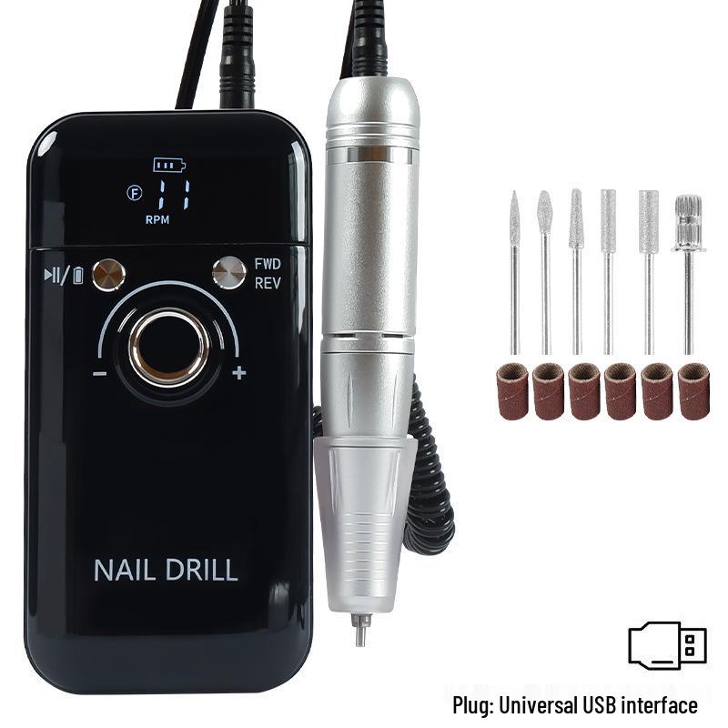 Rechargeable 30,000 RPM Professional Nail Drill for Gel Polish Removal