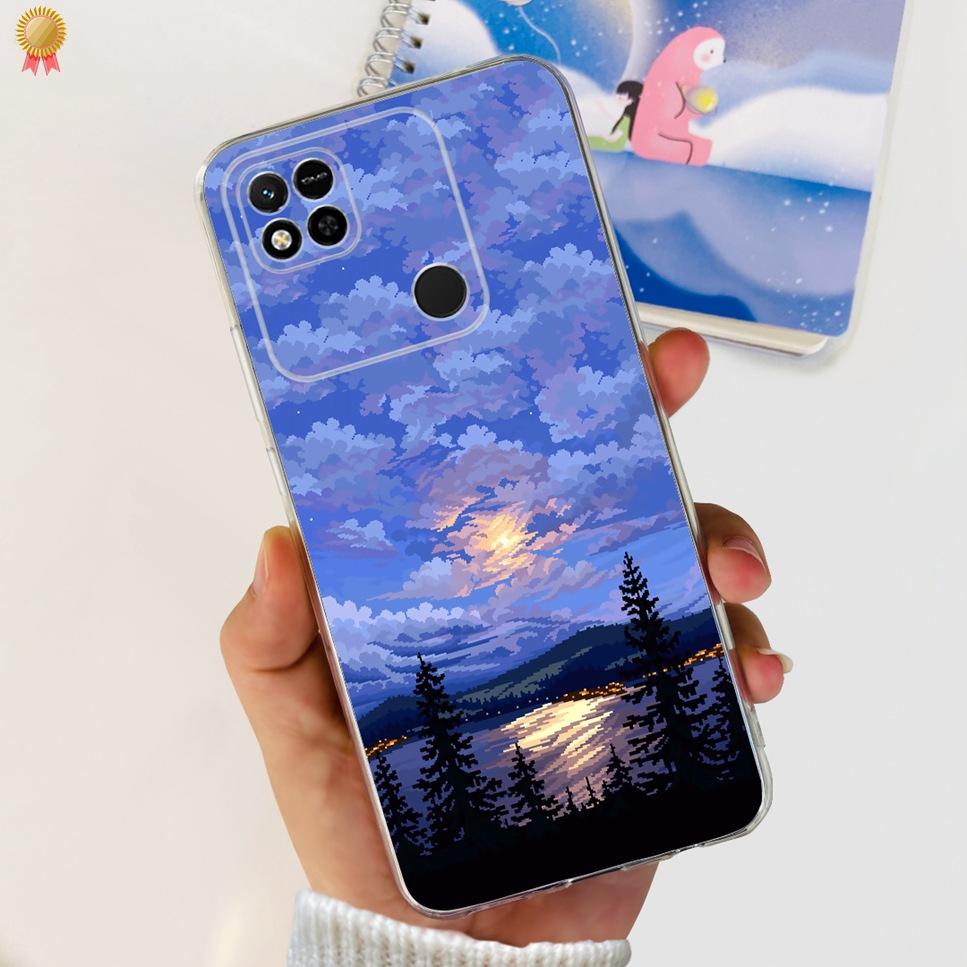 NEW Design For Cover Xiaomi Redmi 10A Case Cartoon Bumper Back Shockproof Soft TPU For Xiomi Redmi 10 10C A10 C10 Redmi10 A Bag