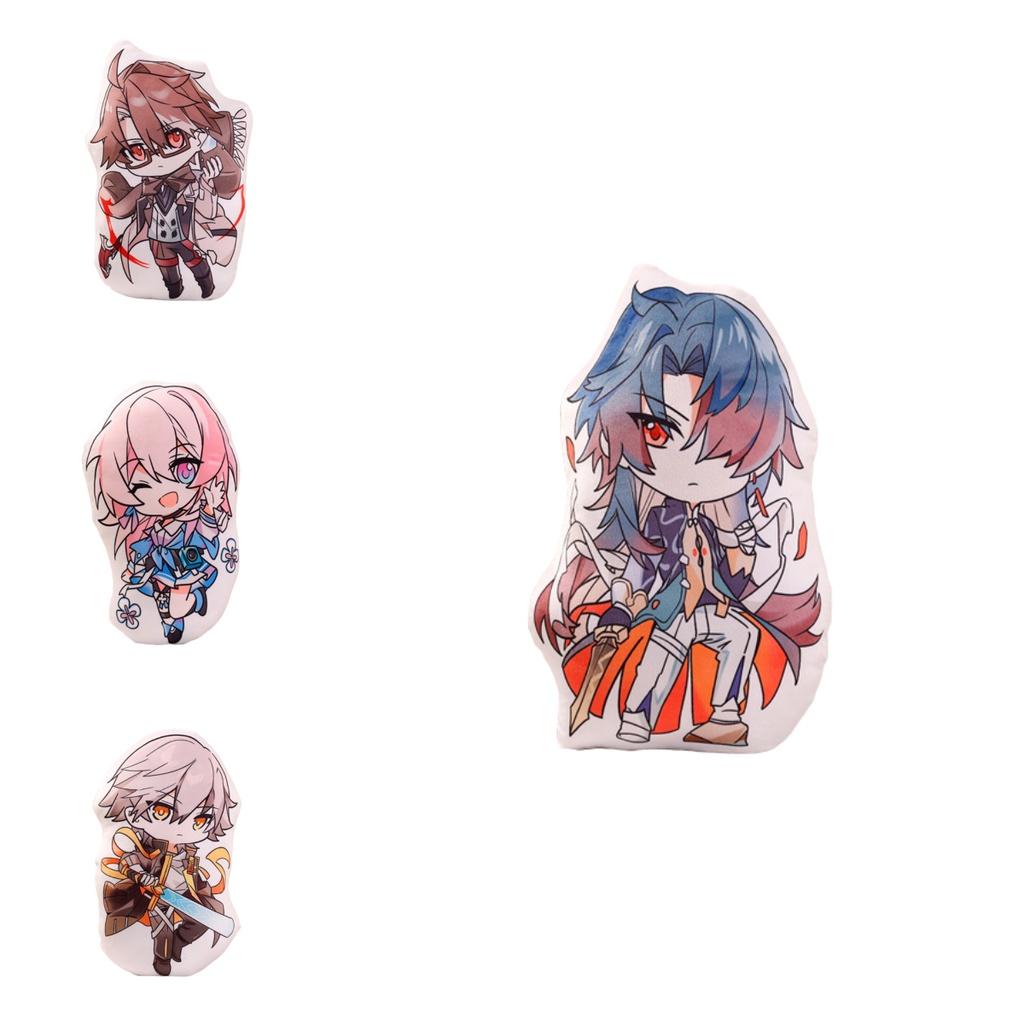 Honkai Star Rail Plush Dolls Throw Pillow Comfortable And Soft Fabric Perfect Gift For Game Fans