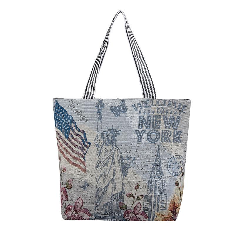 Single-shoulder Bag Fashionable Women's Bag Cute Shopping Bag Large Bag Ethnic Style