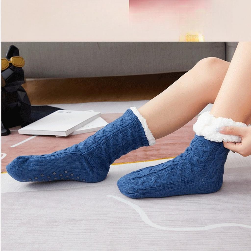 Floor Socks, Home Socks, Sleep Socks, Christmas Socks, Socks, Breathable, Warm Socks, Women's, Plush Mid Tube Socks